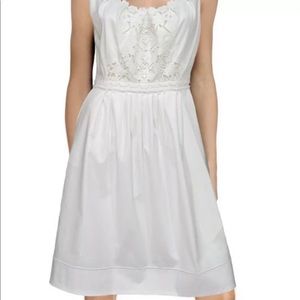 New Elie Tahari Women White Charlotte Dress Size 2